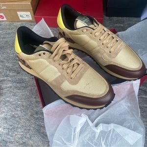 Valentino Leopard Rockstud Runners - Brand New with Defects - Size 41